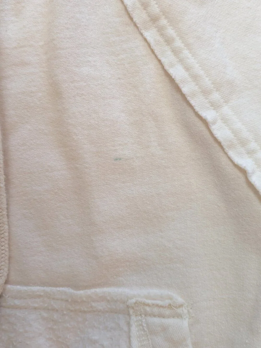 BDG Cream Off-White Cropped Fleece Hoodie Size XS - Picture 4 of 5